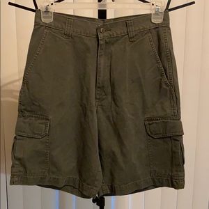 Men’s cargo shorts.